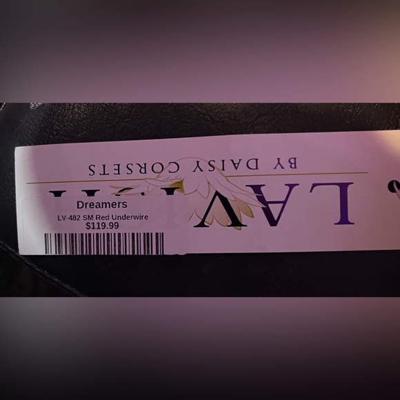 Lavish Red Sheer Lace Over Bust Corset - Picture 2 of 7